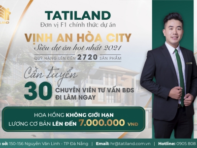 TATILAND TUYỂN DỤNG NHÂN VIÊN KINH DOANH